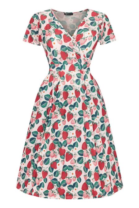 Lyra Dress - English Strawberry